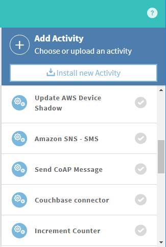 add a Activity to Flogo WebUI. Flogo WebUI